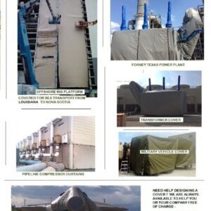Various images of electrical transformers covered and protected outdoors.